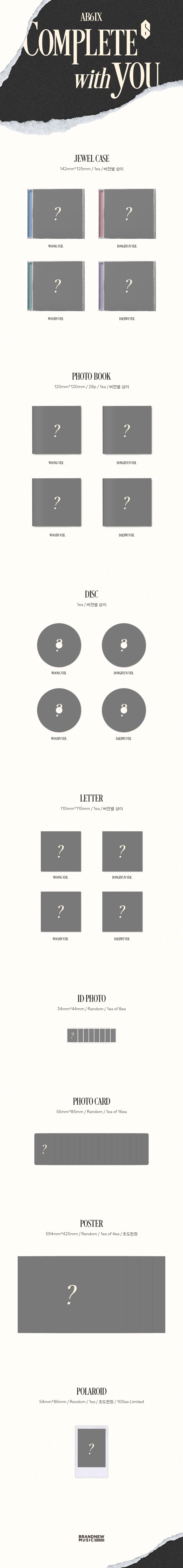 jp.ktown4u.com : [4CD セット] AB6IX - スペシャルアルバム